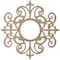 Ekena Millwork Dijon Wood Fretwork Pierced Ceiling Medallion, Birch, 34"OD x 11"ID x 1/4"T CMWP34X34X0250DIBI - alternate 4